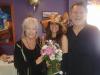 Patricia & music partner Michael Smith honored Rita w/ a floral bouquet.